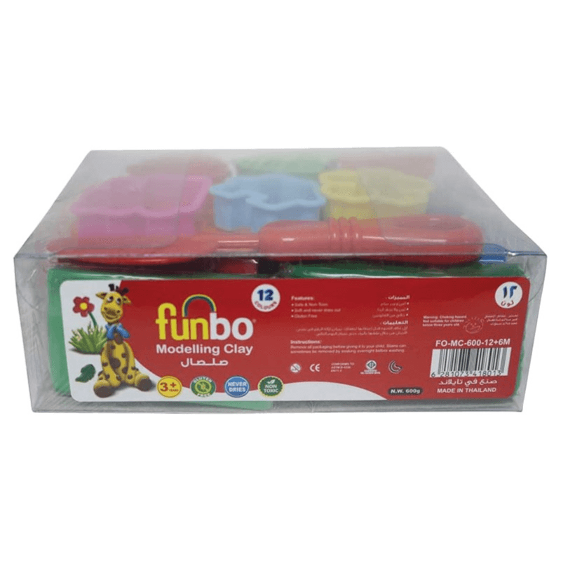 Funbo Modelling Clay 12 Color