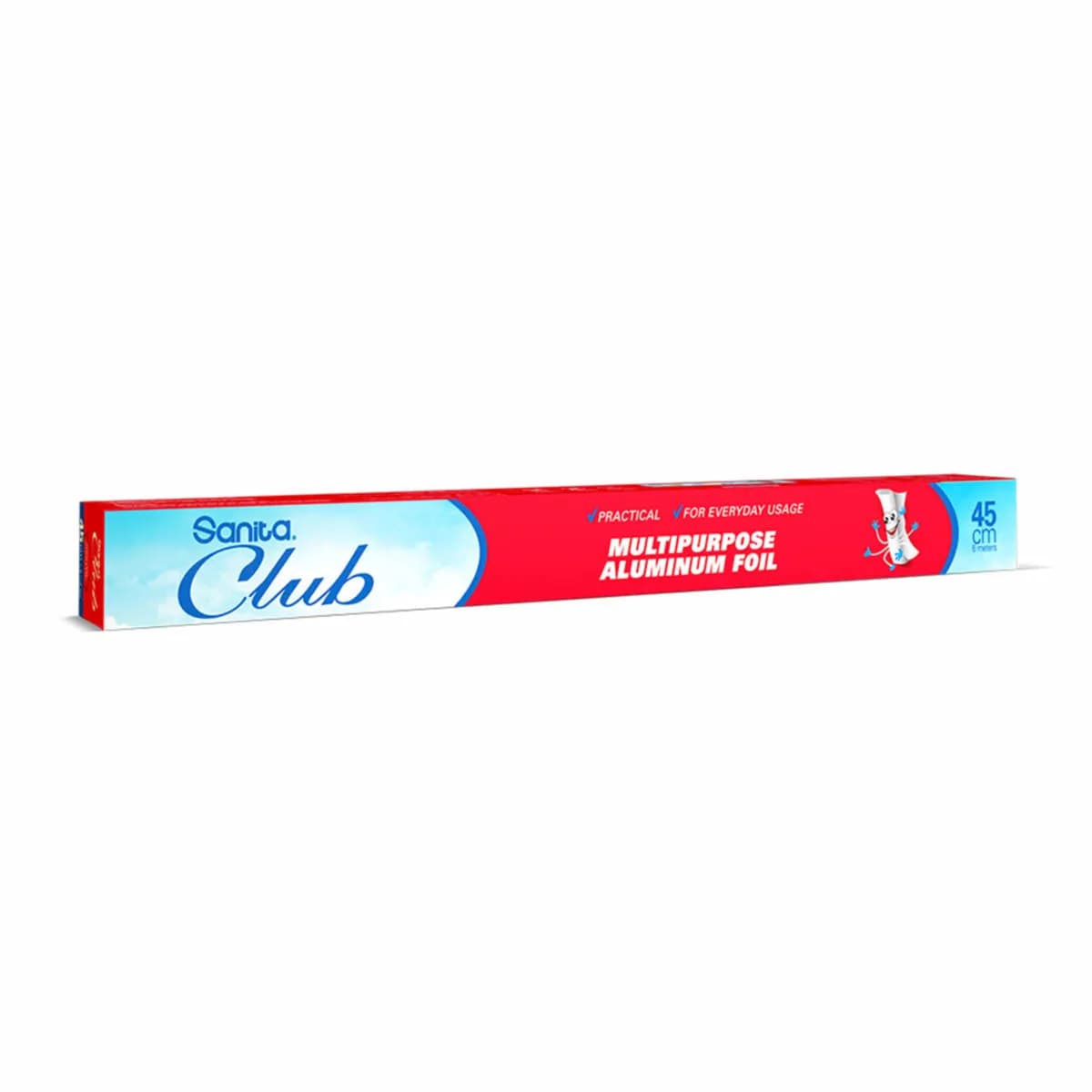 Sanita Club Multipurpose Aluminum Foil 45cm 6meters