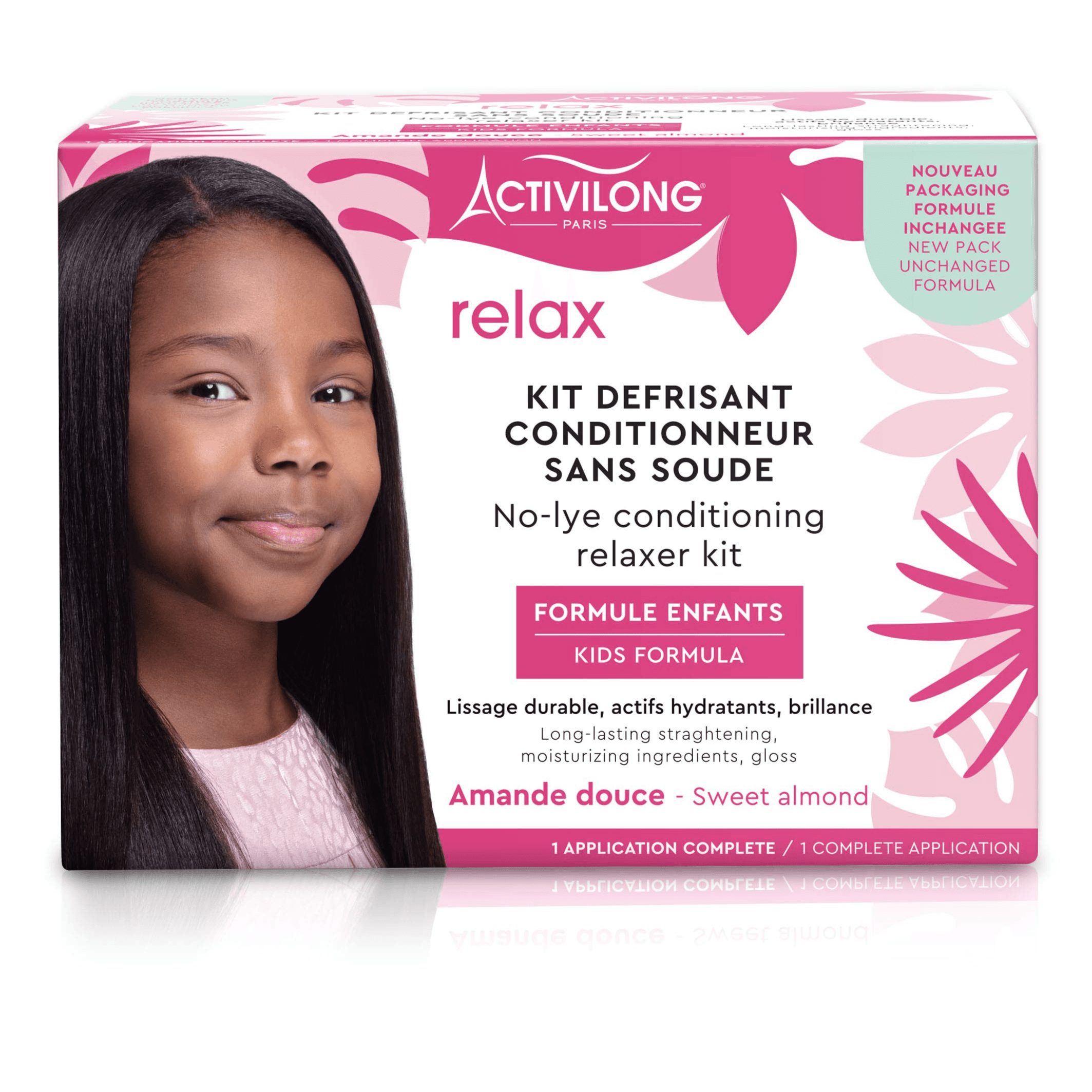 Activilong Juniorkids No Lye Relaxer Kit Almond