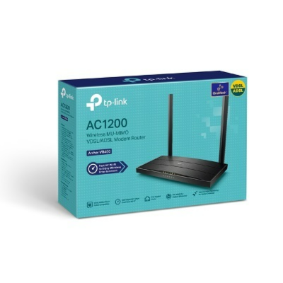 TP-Link AC1200 Wireless Mu-mimo Vdsl Adsl Modem Router Archer Vr400