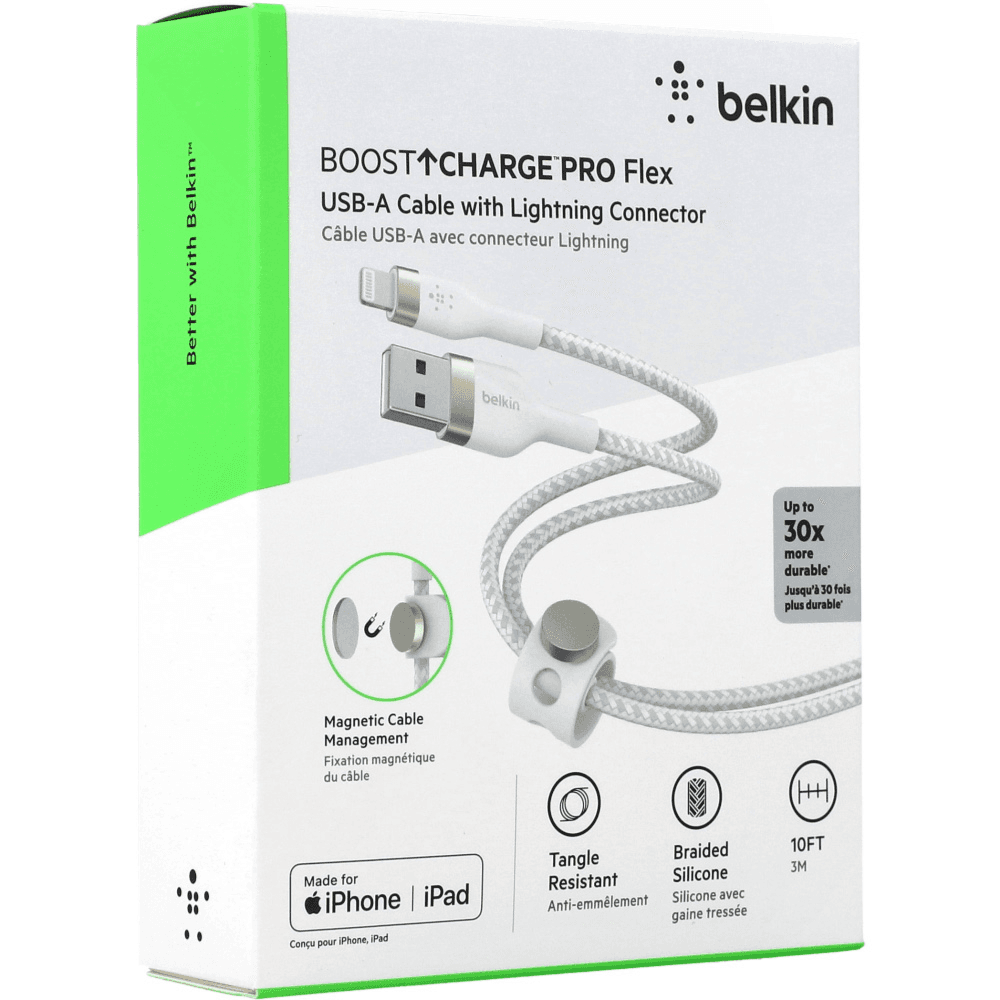 Belkin Boost Charger Usb-a With Lightning Connector 10ft 3m