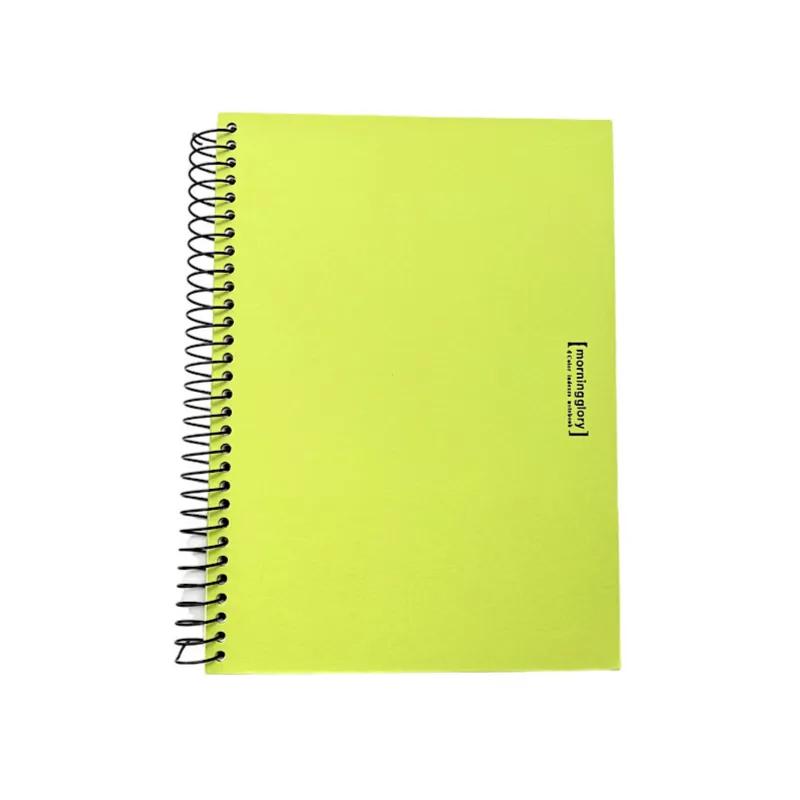 4 index Notebook from Morning Glory 104 sheets size B5 light green colour - 9156