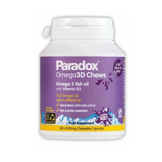 Paradox Omega3D Chews 60 Chewable Capsules