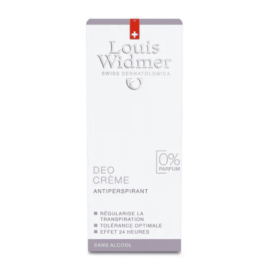 Louis Widmer Deo Cream Antiperspirant 0% Parfum For All Skin Types - 40 Ml