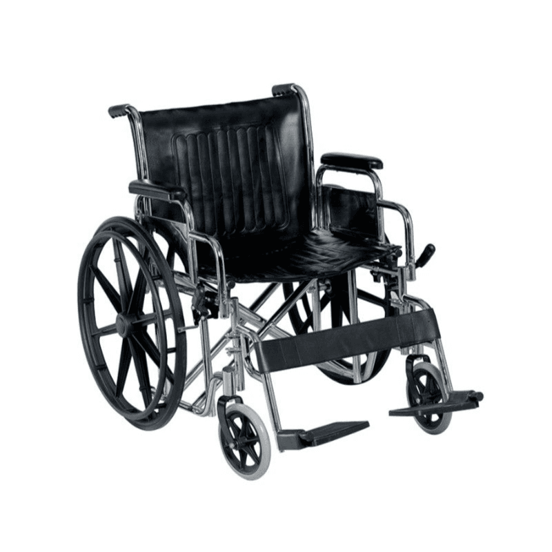 Wheel Chair Steel Chrome Care Max-ca905 Black