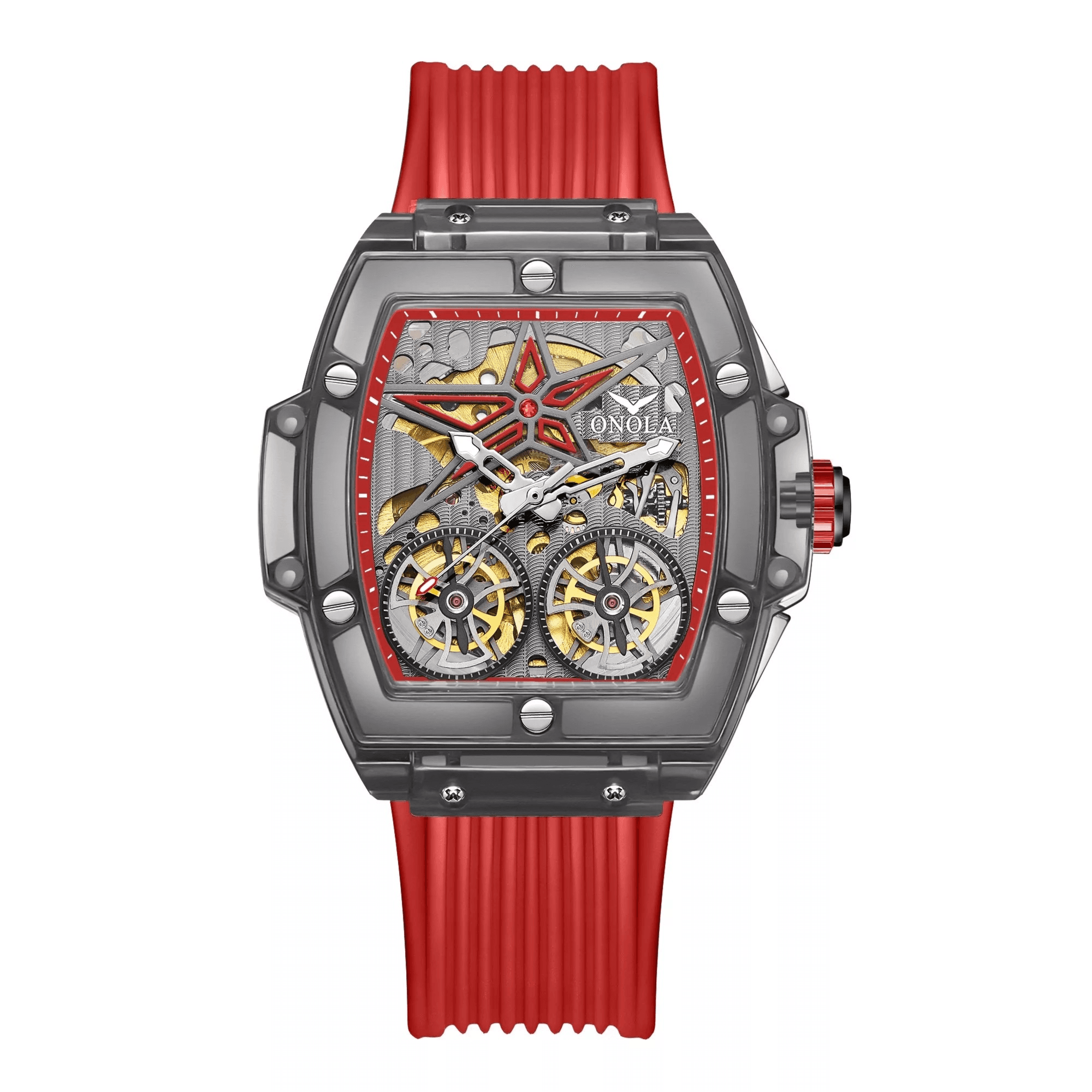 Onola watch ON6811 Red With Black Limited Edition ONA033