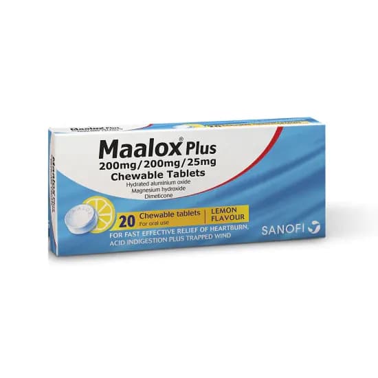 Maalox Plus Chewable Tablets 40's