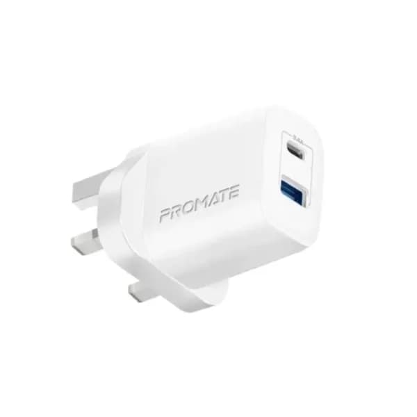 PROMATE 17W High-Speed Dual Port Home Charger - BIPLUG-2