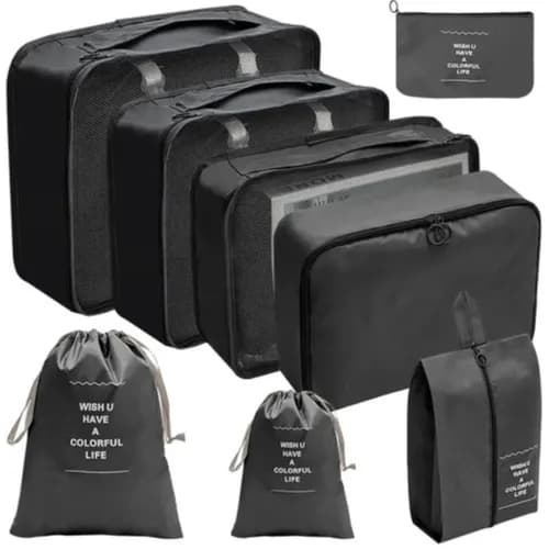 Set Travel Organizers Bag Set for Travel Accessories - 8 Pieces