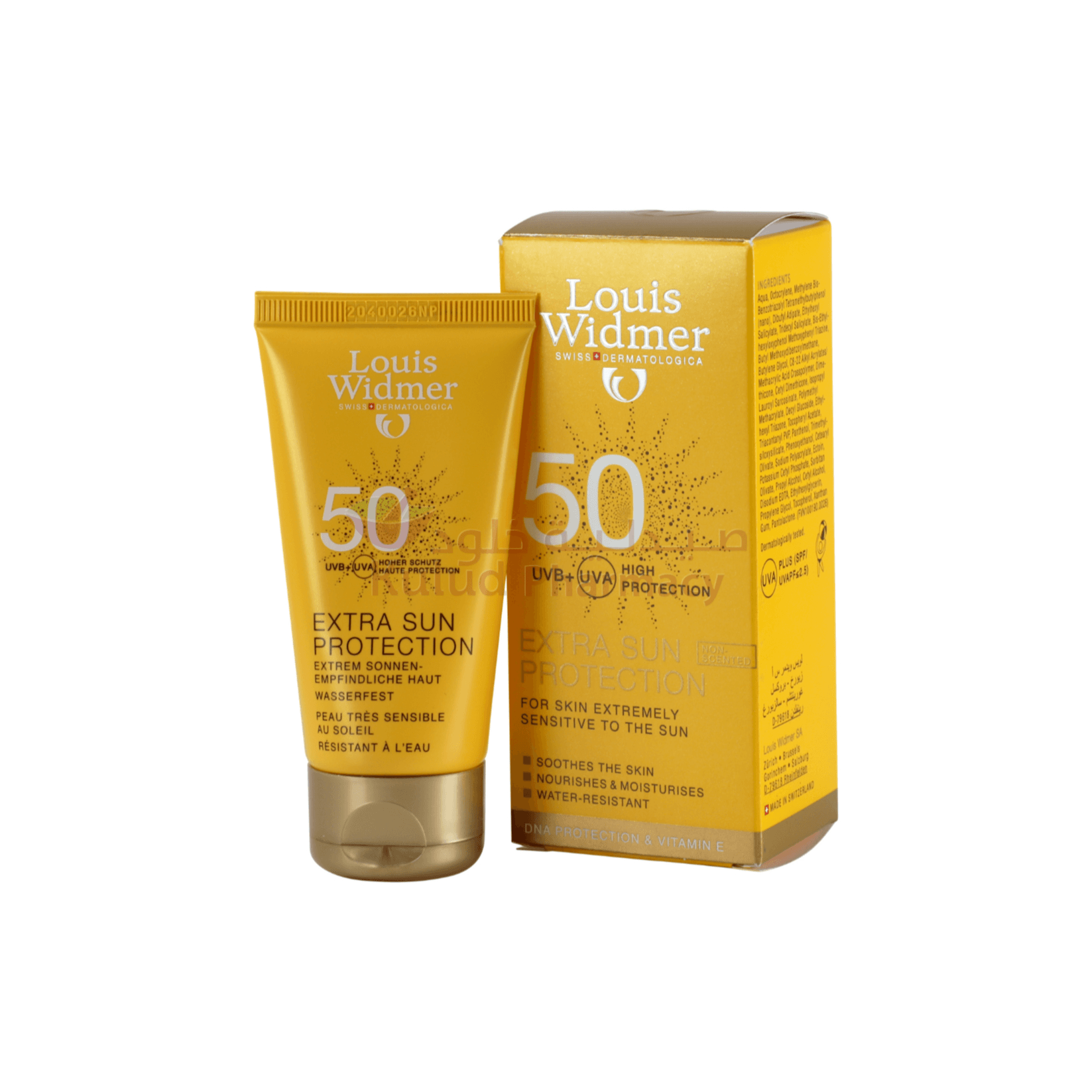 Louis Widmer 50 + Sun Protection Face 50 Ml