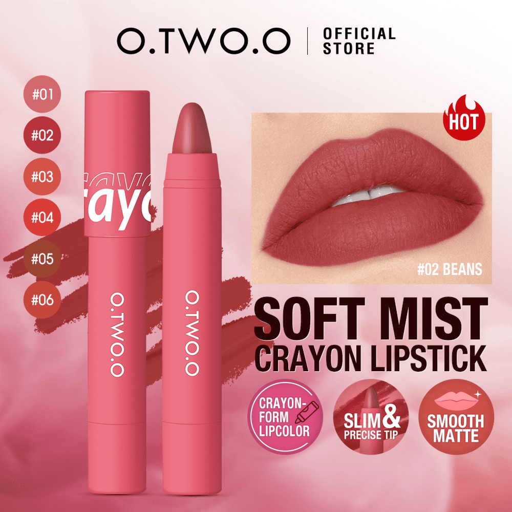 O.Two.O Valvet Matte Crayon Lipstick Pen