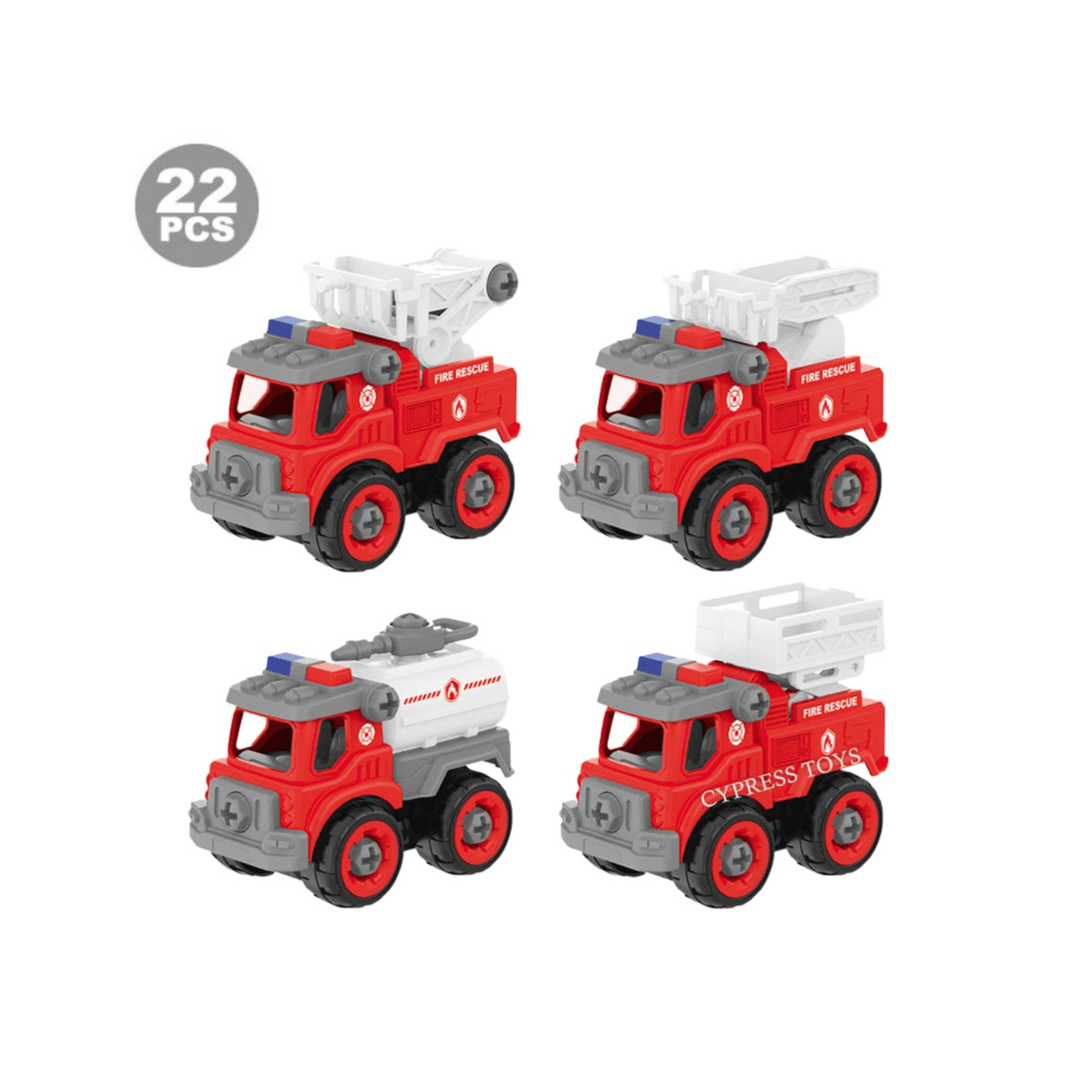 Fire Cars Set