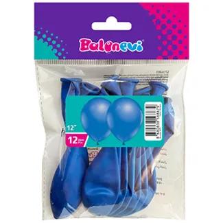 12" Metallic Blue Balloon 12 Pieces Per Pack