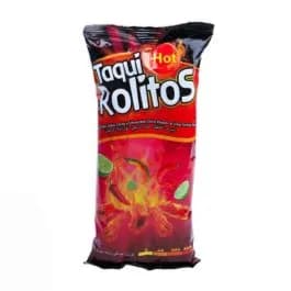 Taqui Rolitos Hot Spicy Chips 113g