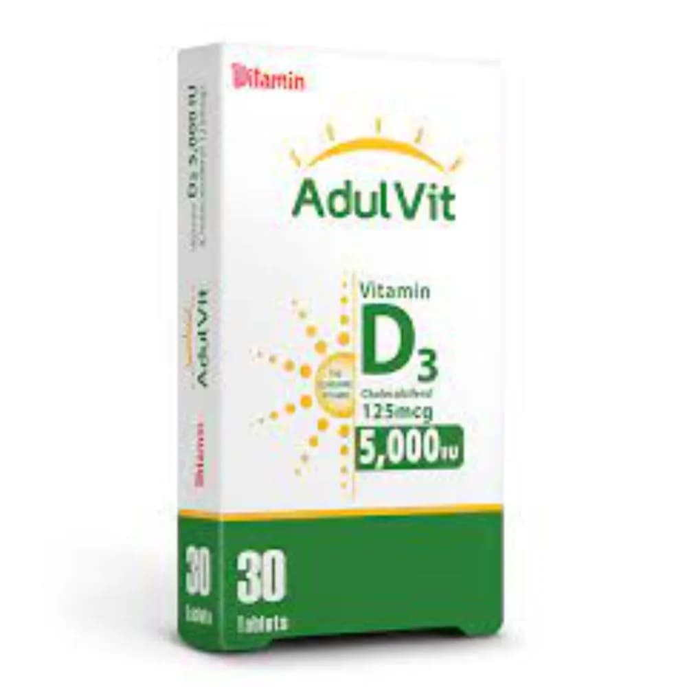 Ditamin Adulvit D3 5000iu Tab 30's