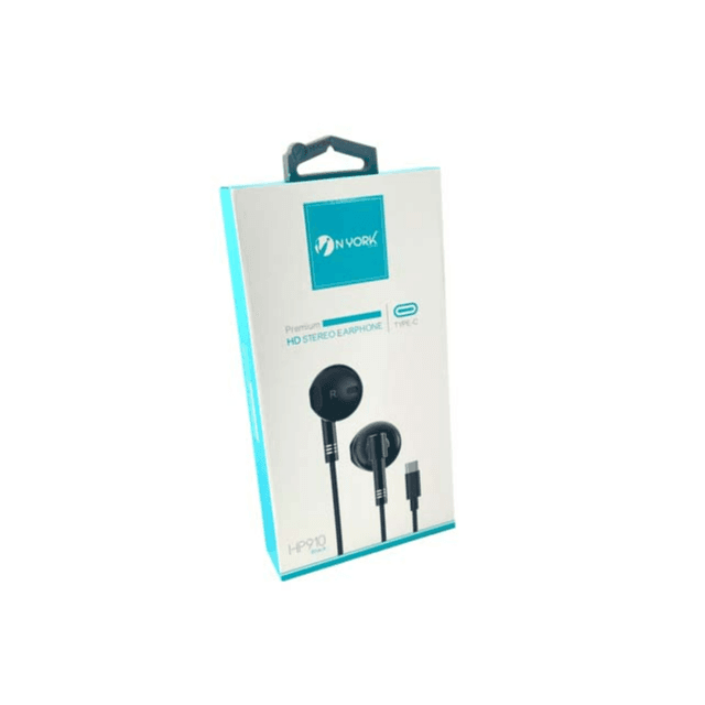 Nyork Stereo Earphone Type C HP910 Black