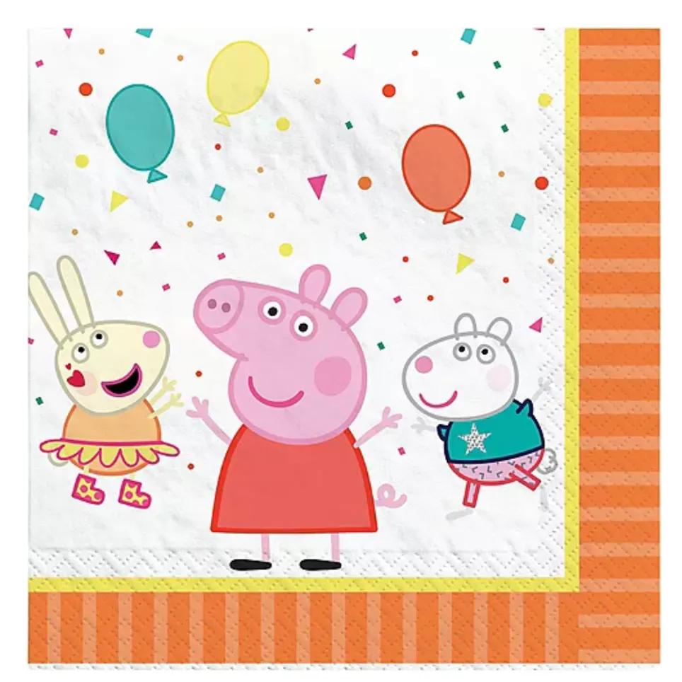 Peppa Pig Confetti Party Lunch Napkins