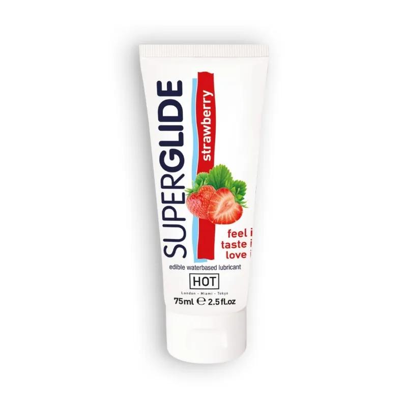 Superglide edible waterbased lubricant cherry