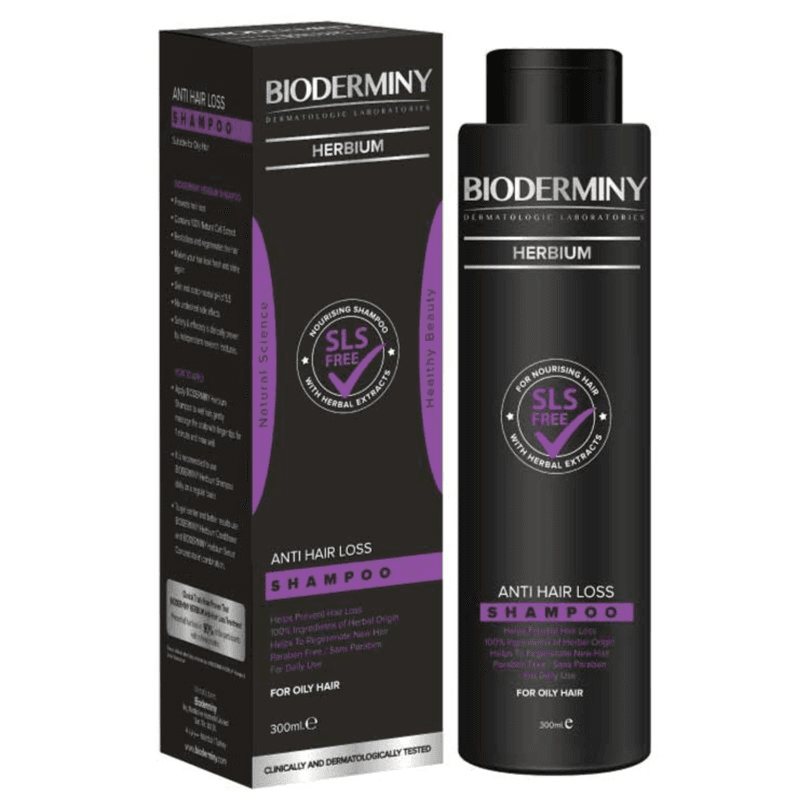 Bioderminy Herbium Anti Hair Loss Shampoo For Oily Hair 300Ml