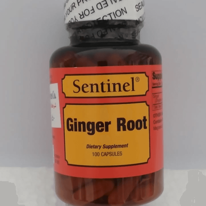 Sentinel Ginger Root 100 Capsules