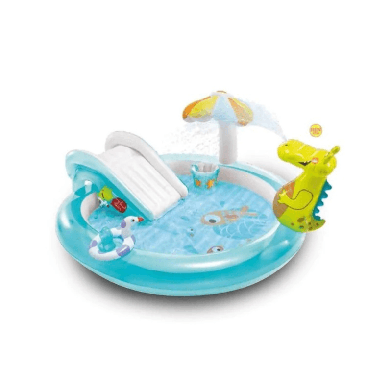 Intex Swimming Crocodile Garden Slide Park