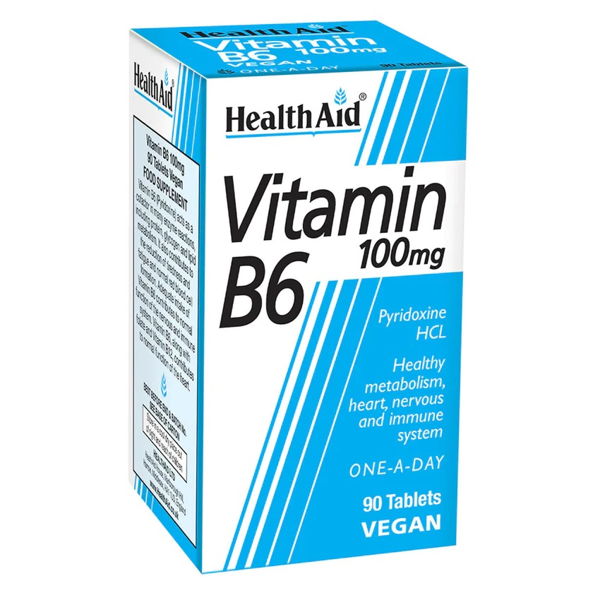 Health Aid Vitamin B6 100mg 90 Tab