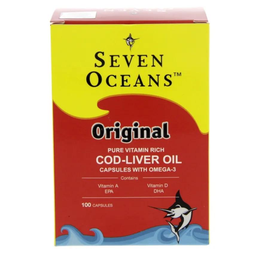 Seven Oceans Cod Liver Oil Caps 100S