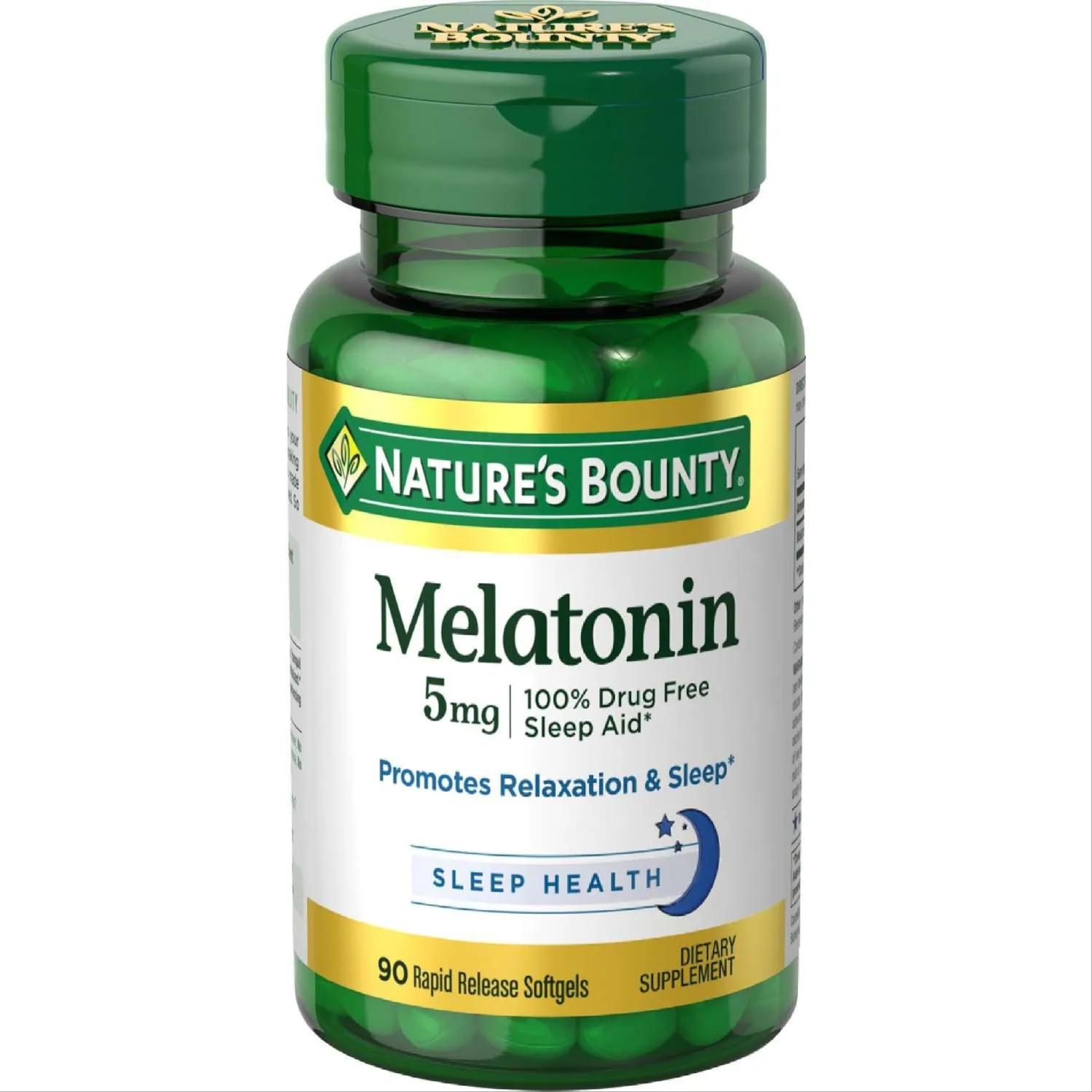 Nature's Bounty Melatonin 5mg Softgel 90's