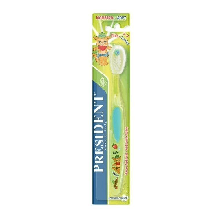 President Kids Junior Toothbrush 5-11 Years Soft