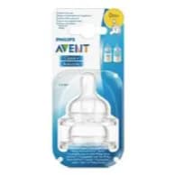 Avent Classic Anti-Colic Newborn Flow Teat 0+ Months 2 Pieces Code:SCF631/27