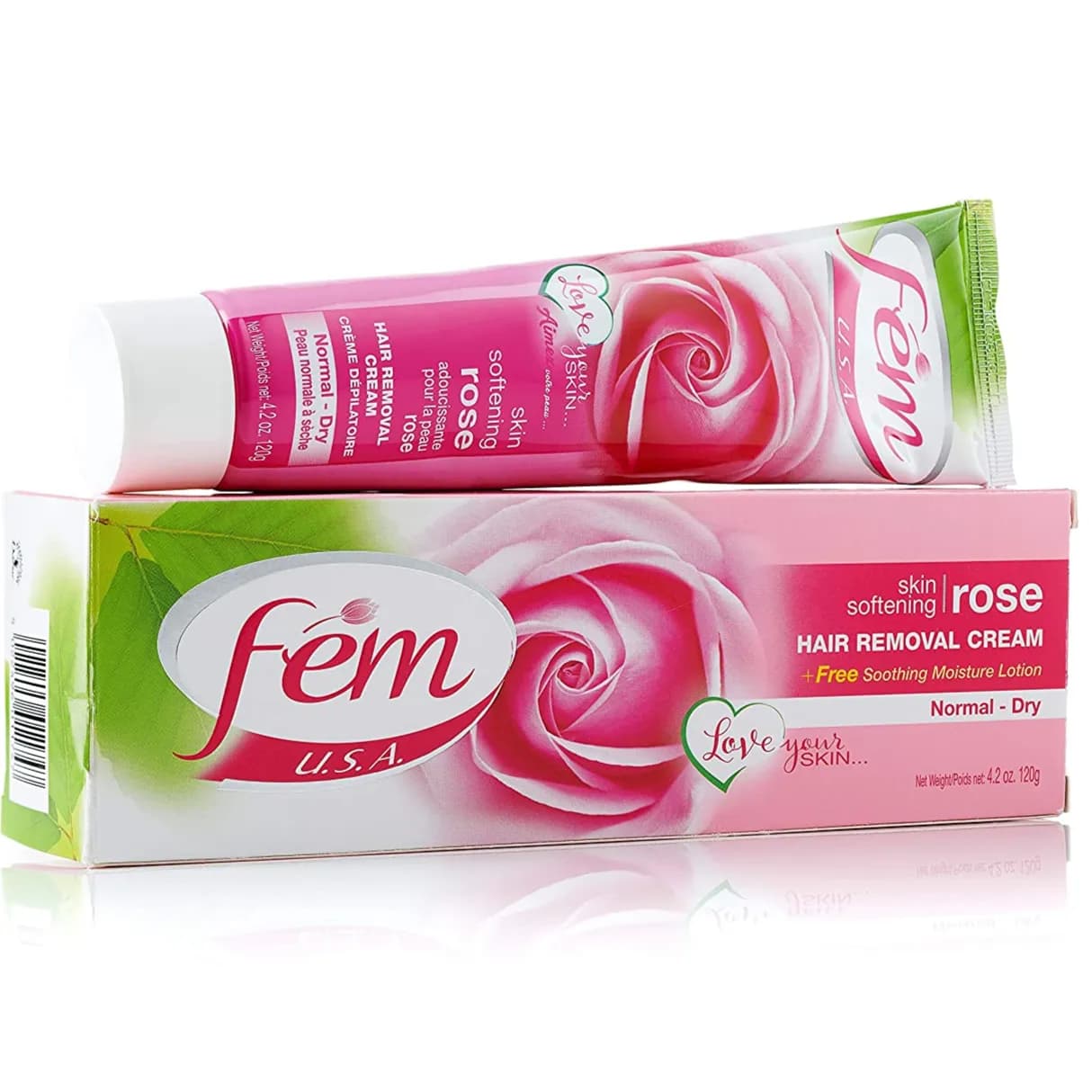 Fem Sensitive Rose Hair Removal Cream 120G