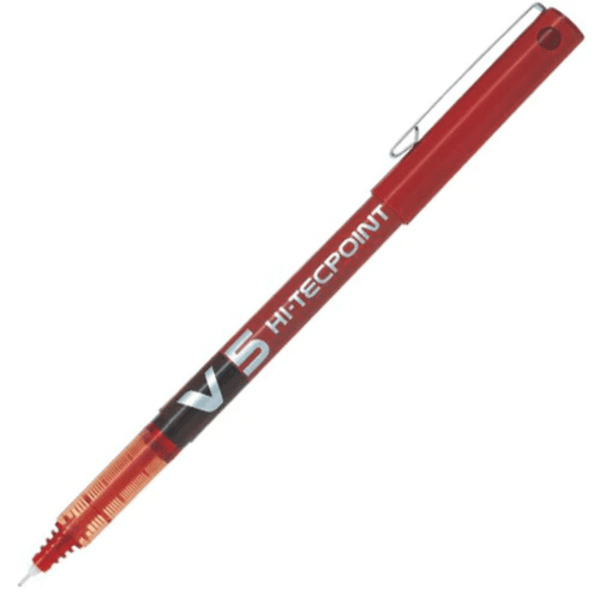 Pilot Hi-Tecpoint V5 Roller Ball Pen 0.7 - Red (Pnpt33_697)