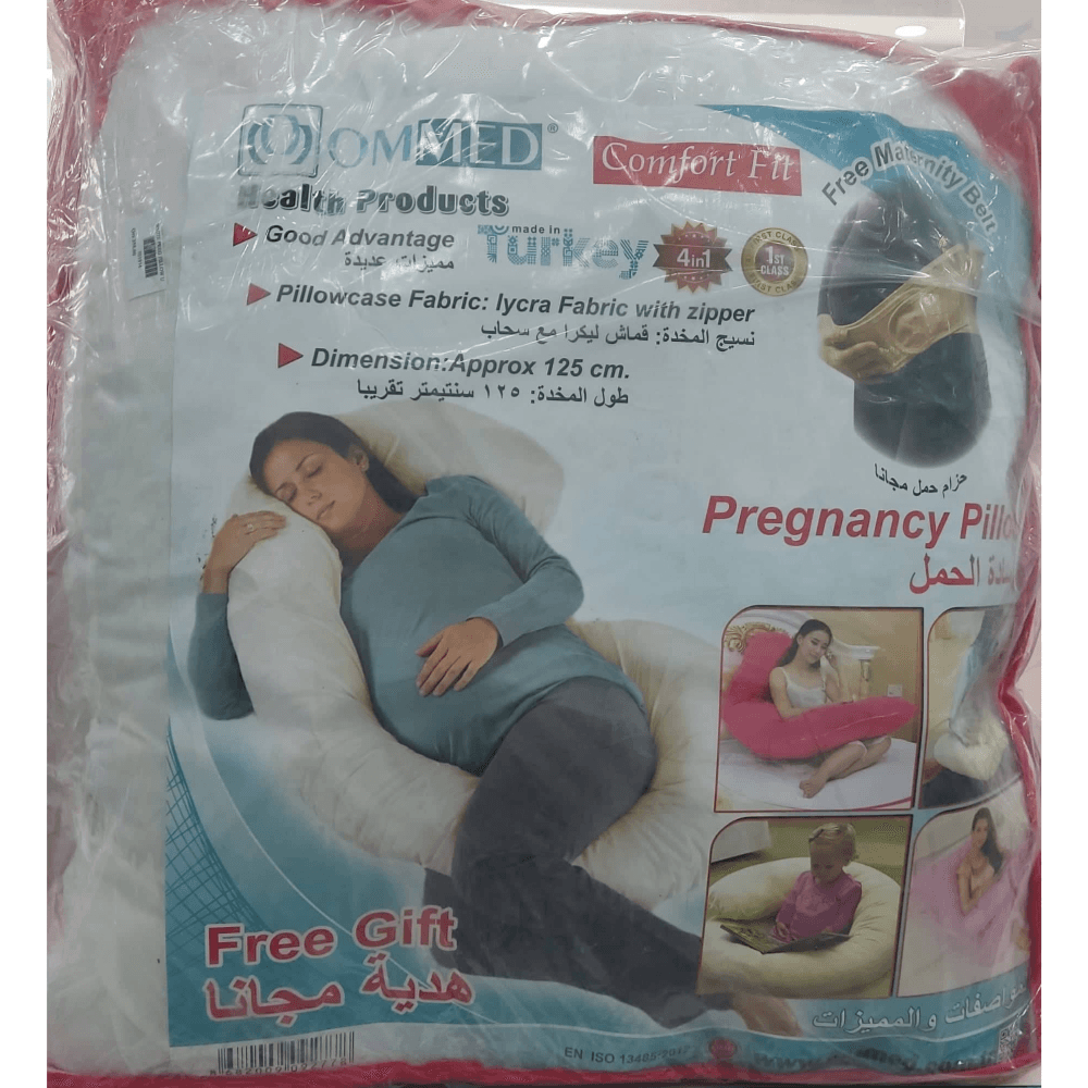 Ommed White Pregnancy Pillow