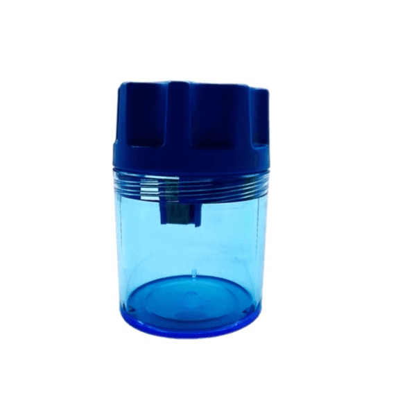 Maxi Plastic Round Single Hole Pencil Sharpener Blue Colour - 7342