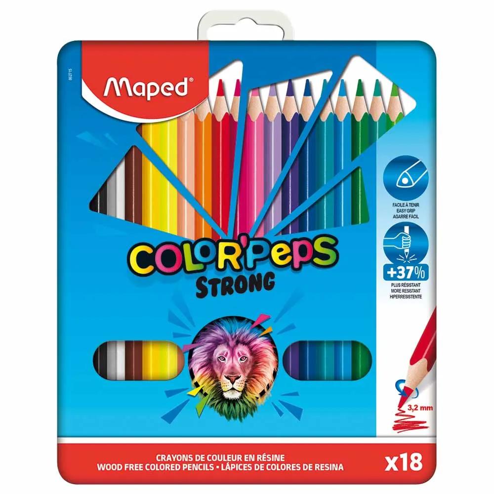 Maped Color Pencil Metal Box 1X18