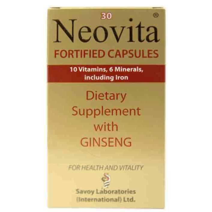 Neovita Fortified 30 Capsules.