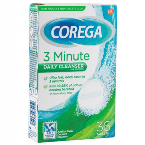 Corega 3 Minute Daily Cleanser For Dentures