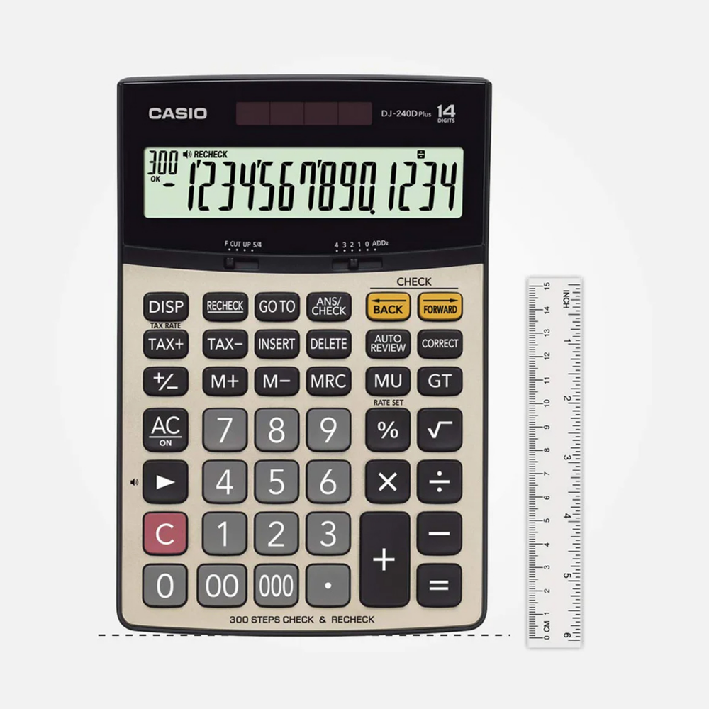 Casio Dj-240D Plus Calculator FGS2602