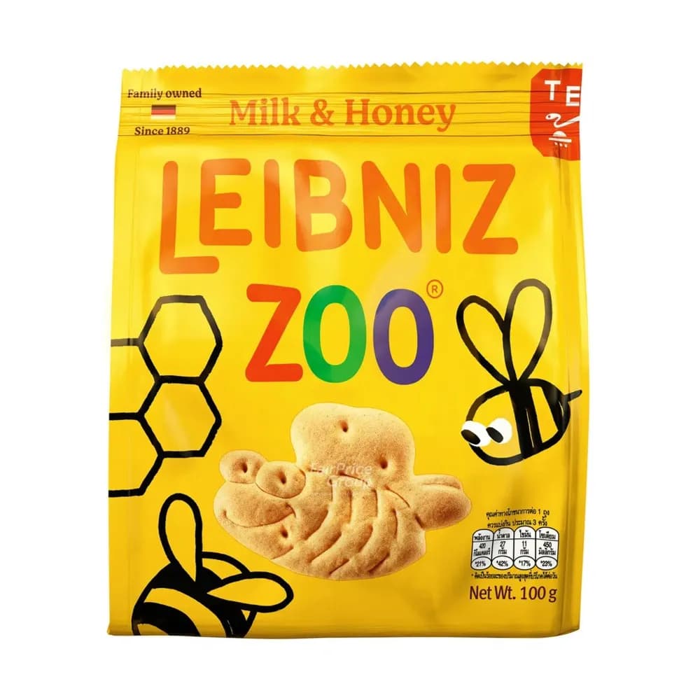 Leibniz Zoo Milk & Honey 100g