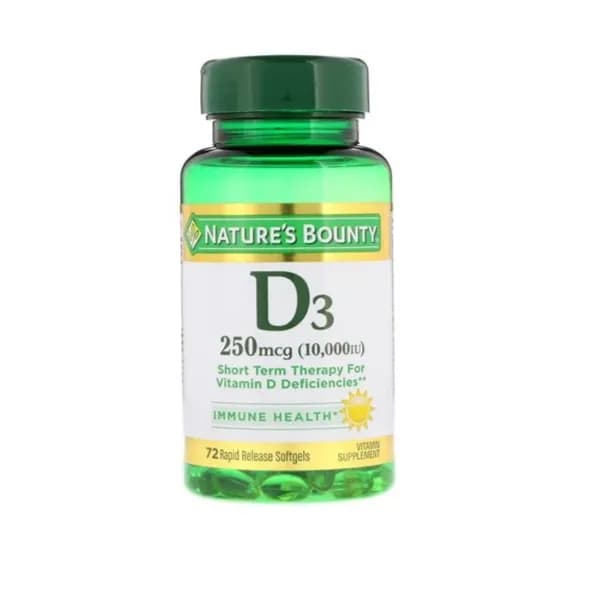 Nature's Bounty Vitamin D3 10000iu 150 Softgels