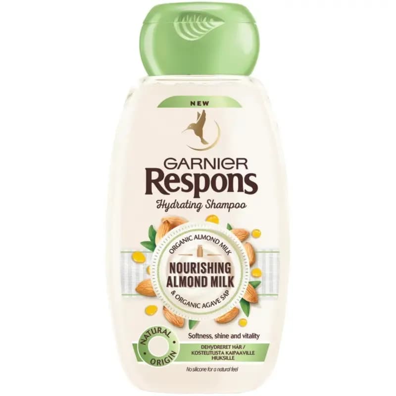 Garnier Ultra Doux Daily Hydrating Shampoo Organic Almond Milk & Agave Nectar 250ml