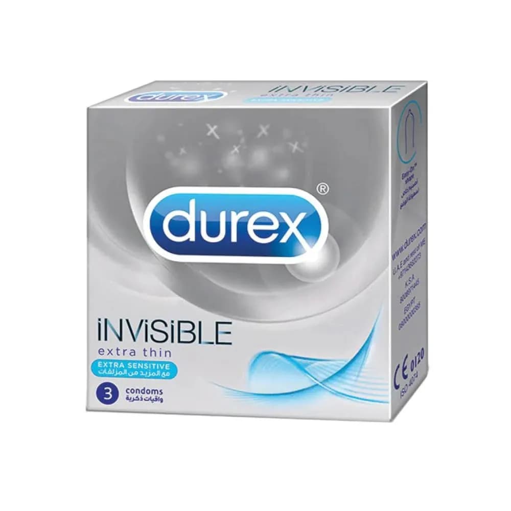 Durex Invisible Extra Thin 3's