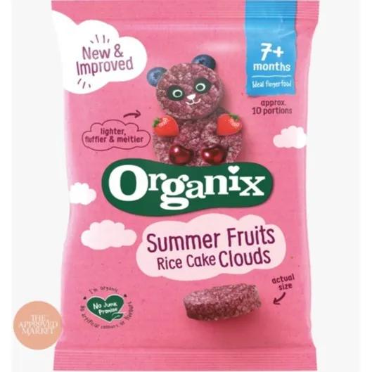 Organix Organic Summer Fruits Rice Cake Clouds 40g