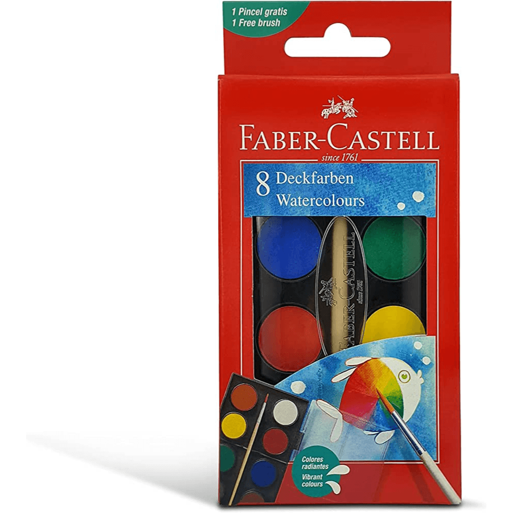 Faber Castell Water Color - 8 Colors (WCFC09_S8)