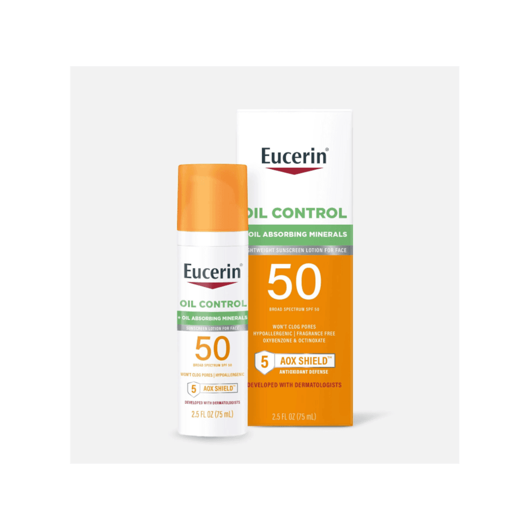 Oil Control Lightweight Sunscreen Lotion For Face SPF50