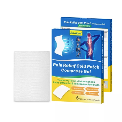 Enokon Pain Relief Cold Patch Compress Gel 6's