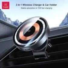 Xundo Transparent Magnetic Wireless Car Charger With Car Holder