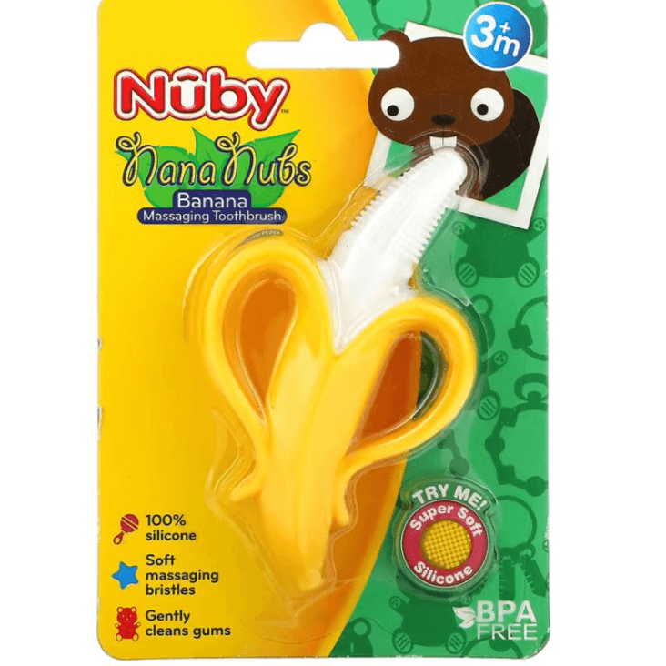 Nuby Nananubs Banana Massaging Toothbrush 3m+