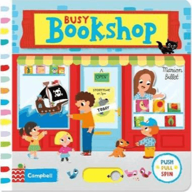 264262 Busy Bookshop (Board Book, Illustrated Edition) Illustrated By Billet, Marion