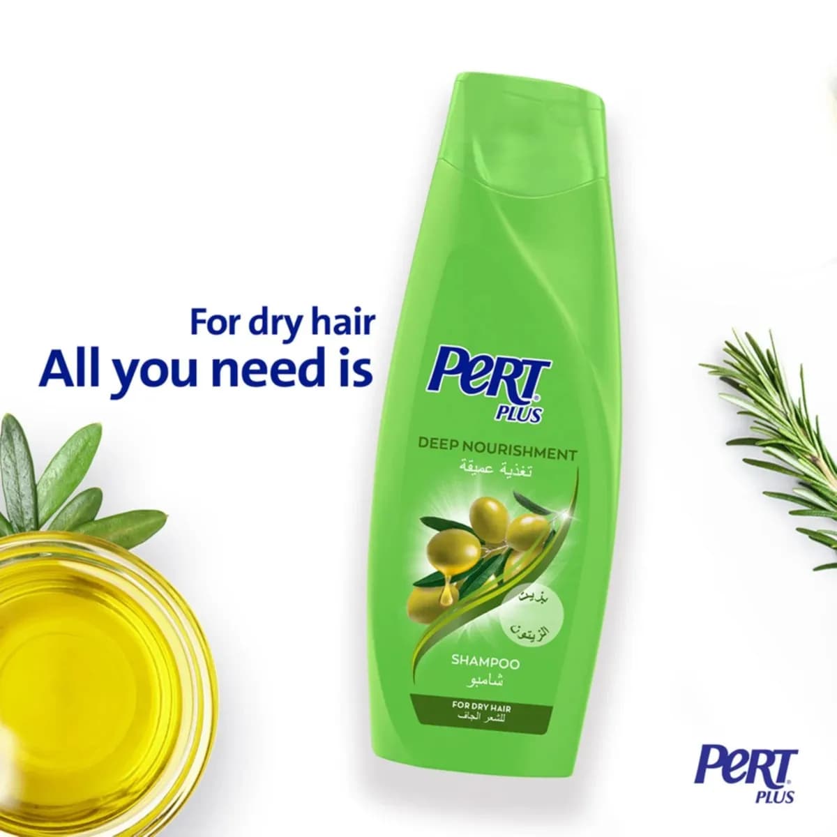 Pert Plus Deep Nourishment Shampoo With Olive Oil 400 Ml